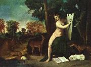 DOSSI, Dosso Circe and her Lovers in a Landscape  sdgf oil on canvas